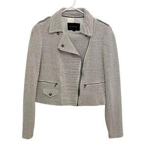 Banana Republic Textured Moto Jacket NWT Size 4 | $165 Retail